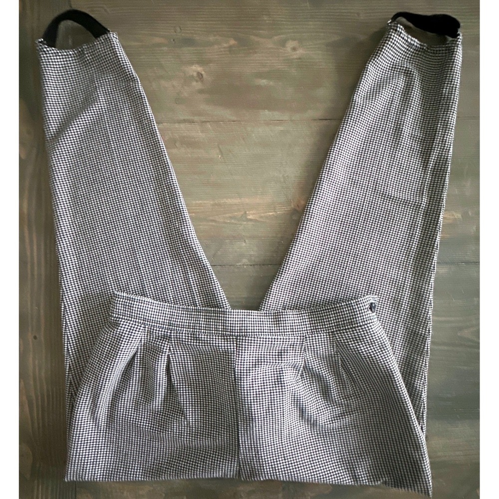 VTG Counterparts Black White Houndstooth Elastic Ankle Pants Women's Size 18